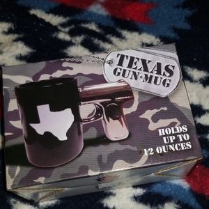 Texas mug with pistol handle